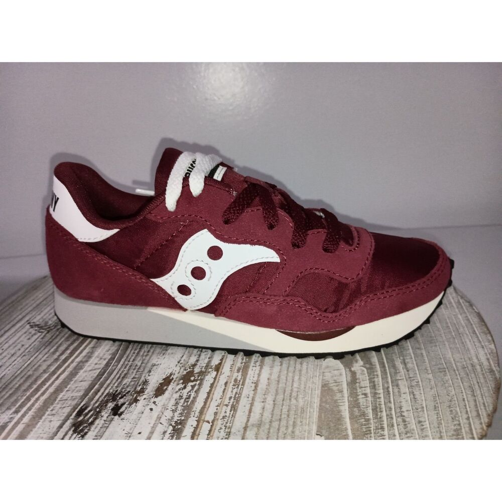 Saucony Kids Sneakers in Burgundy and White